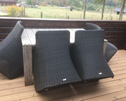 terras 15M afgesloten